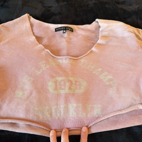 CROPPED OFF SHOULDER TEE - Picture 4 of 5